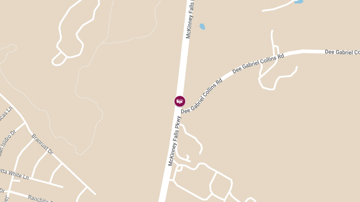 Auto Collision With Injuries on McKinney Falls Pkwy at Dee Gabriel Collins Rd