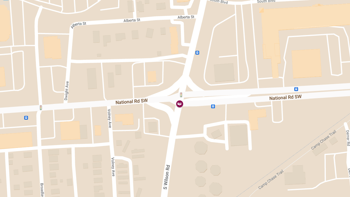 Auto Collision with Injuries at W Broad St & N Wilson Rd