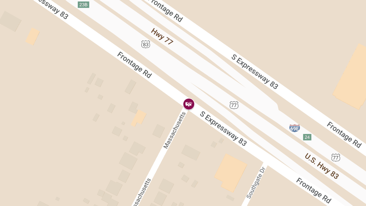 Auto Crash With Injuries at Frontage Rd & Massachusetts Tpke E
