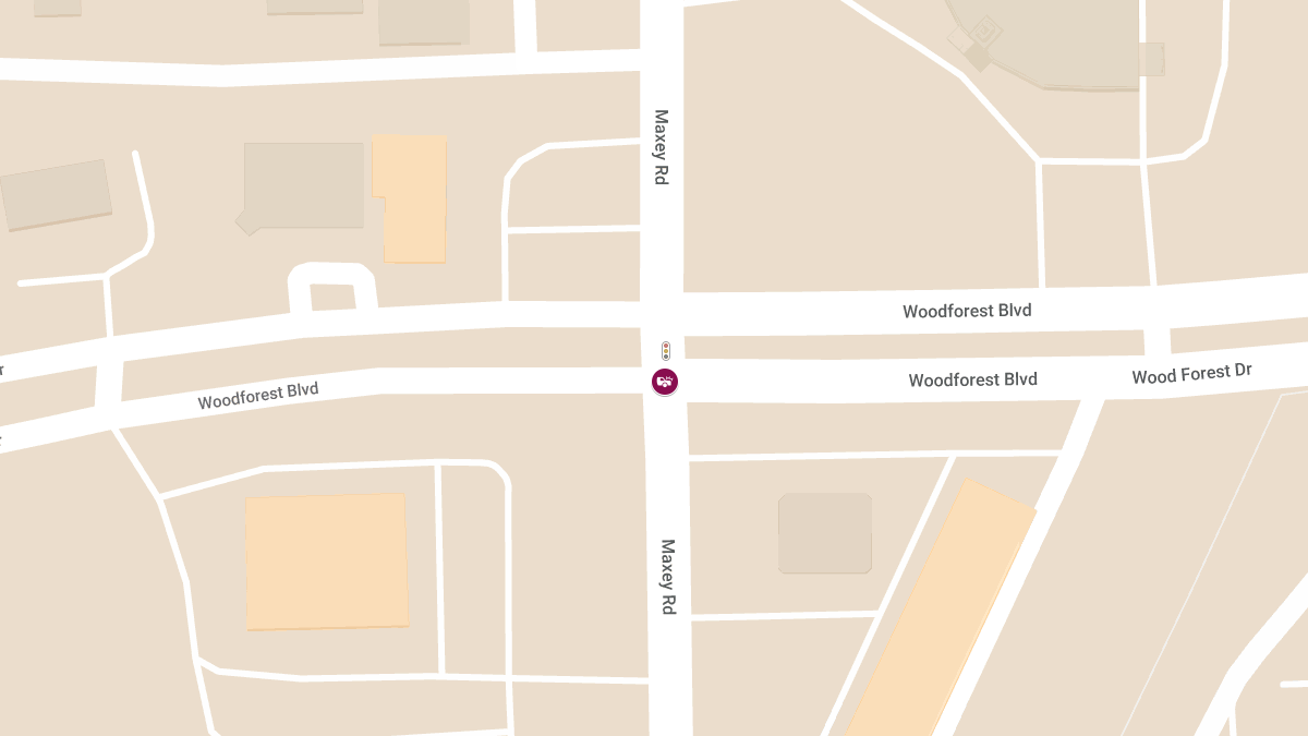 Auto Crash With Injuries at Wood Forest Dr & Maxey Rd