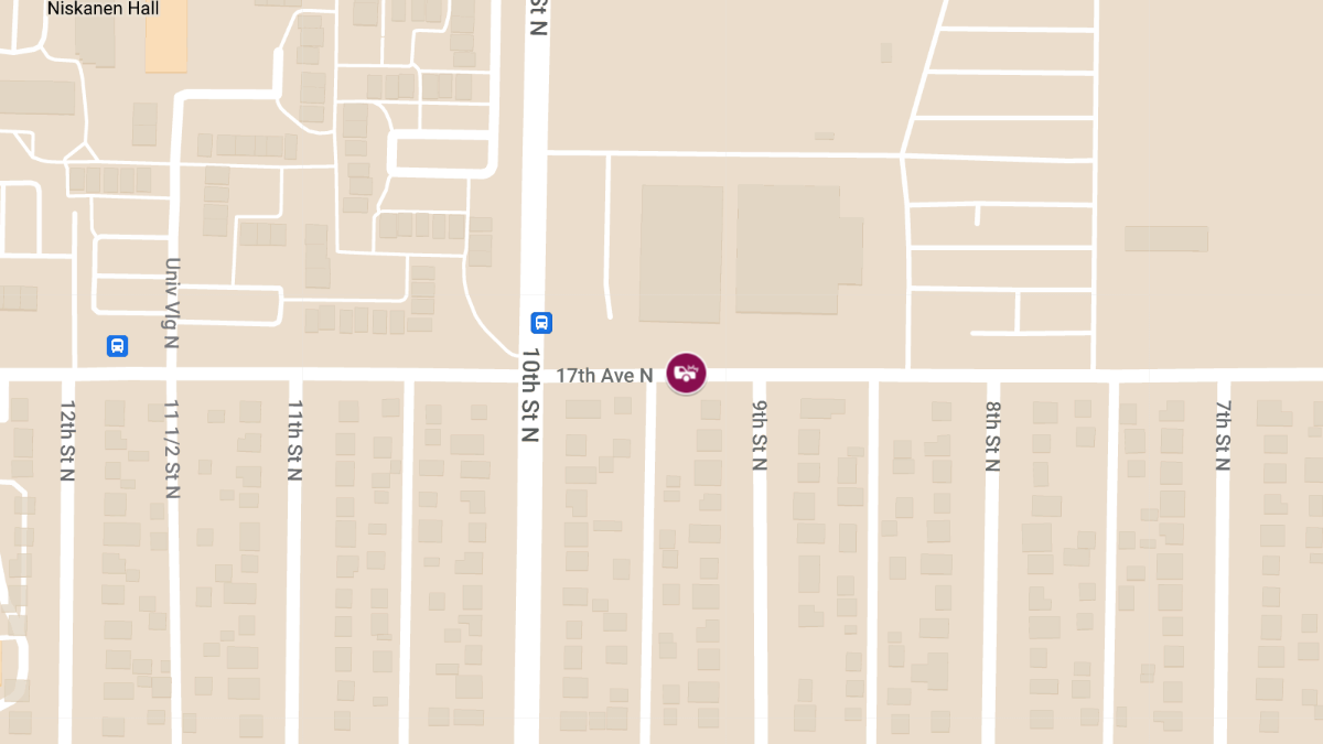 Auto Crash With Injuries on 17th Ave N