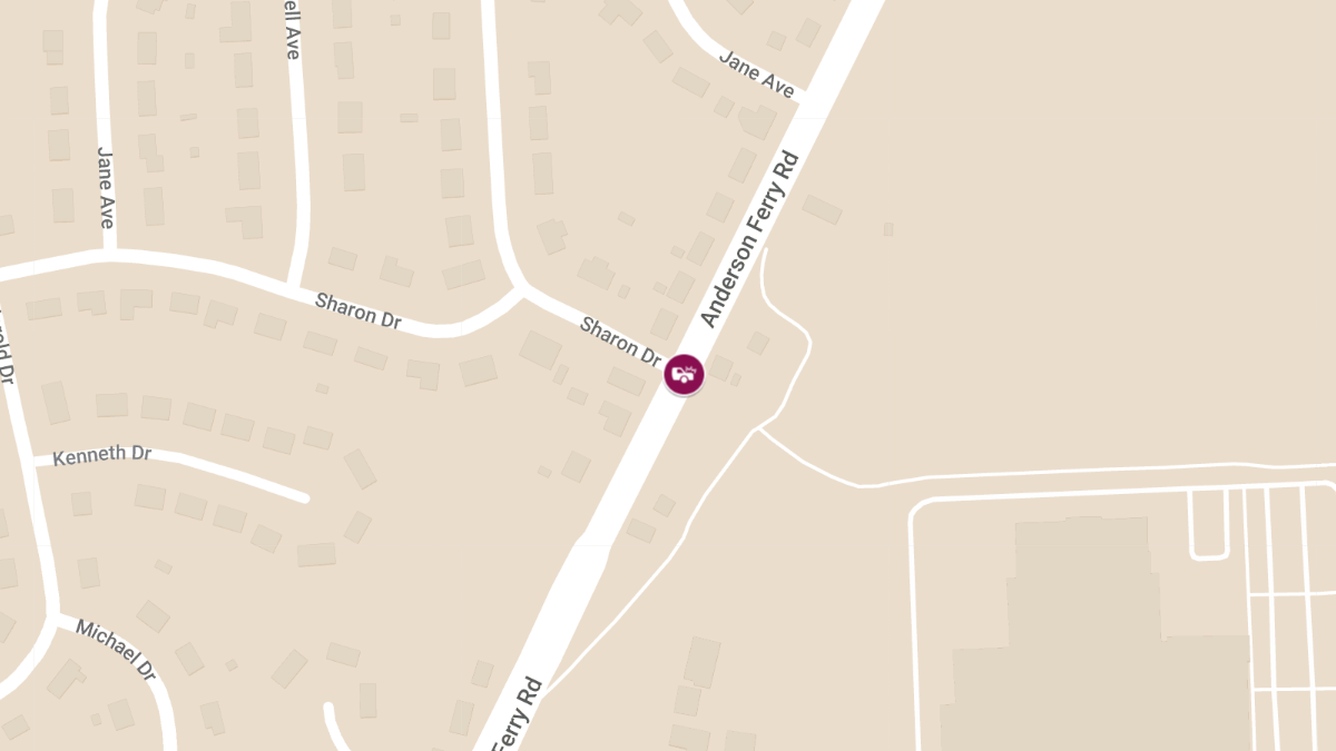 Auto Crash With Injuries on Anderson Ferry Rd and Sharon Dr