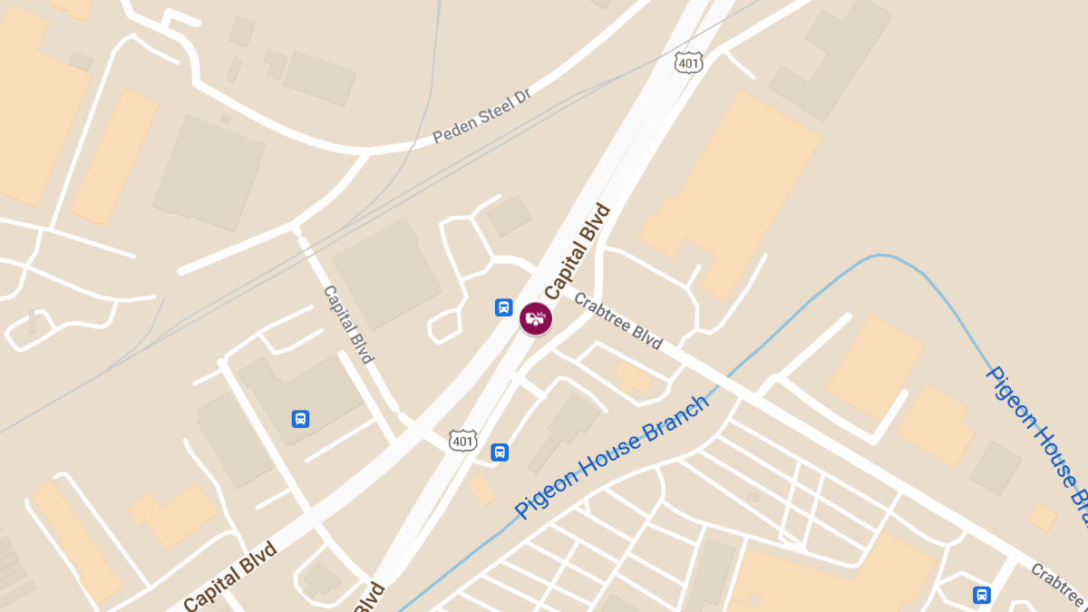 Auto Crash With Injuries on Capital Blvd & Crabtree Blvd