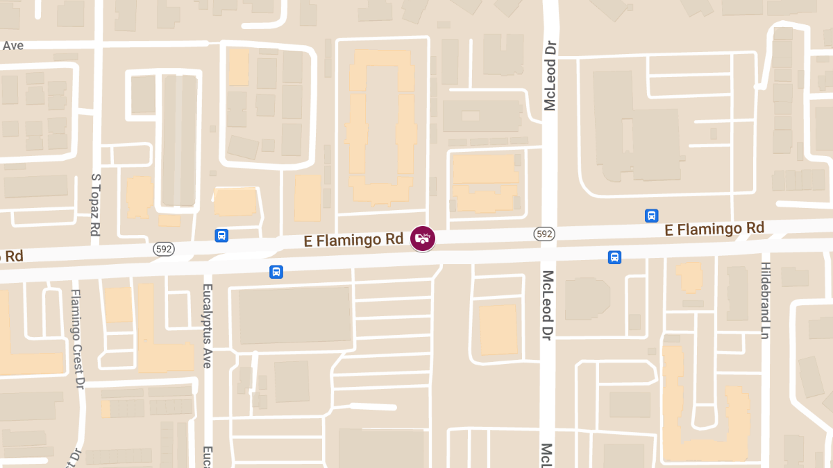 Auto Crash With Injuries on E Flamingo Rd