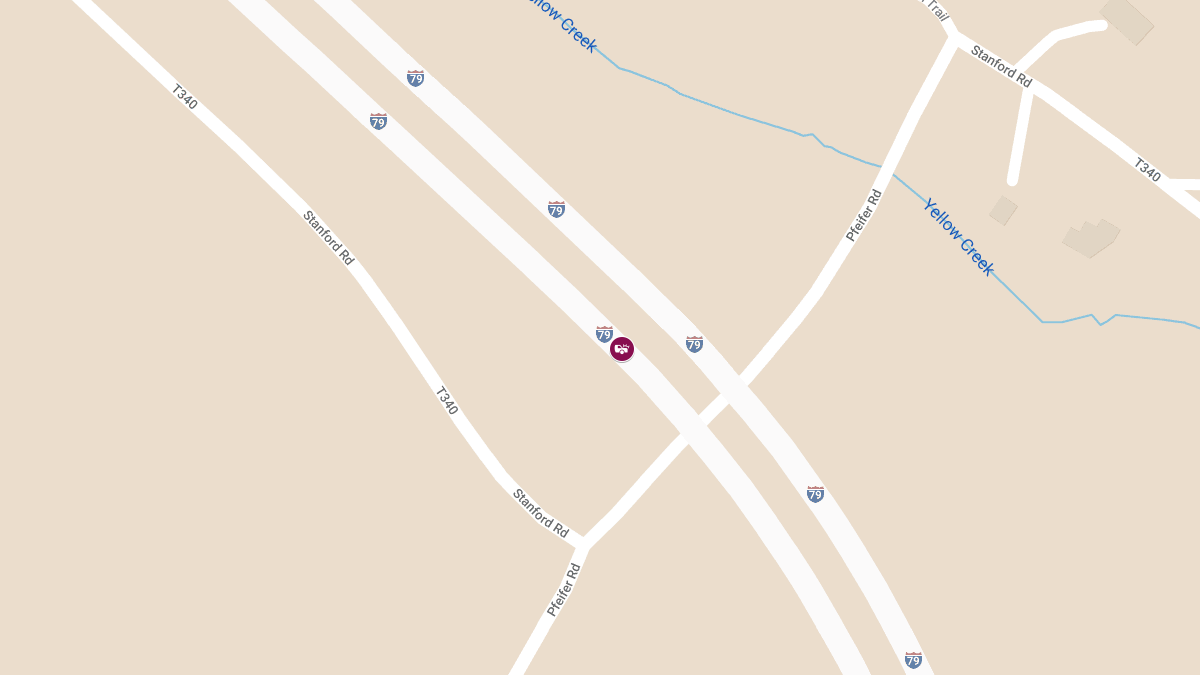 Auto Crash With Injuries on I-79 SB Near Mile Marker 83