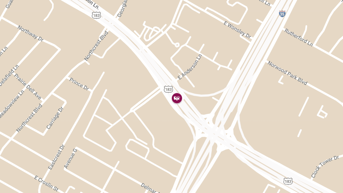 Auto Crash With Injuries on S US 183 Hwy