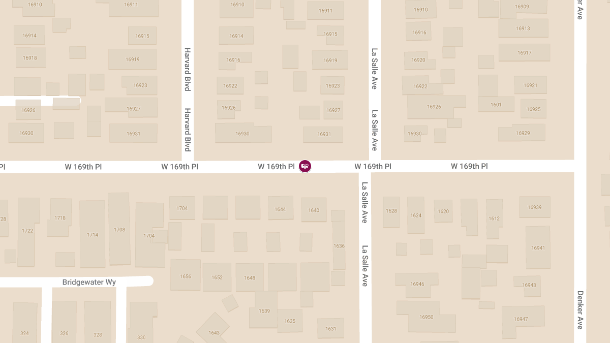 Auto Crash With Injuries on W 169th Pl