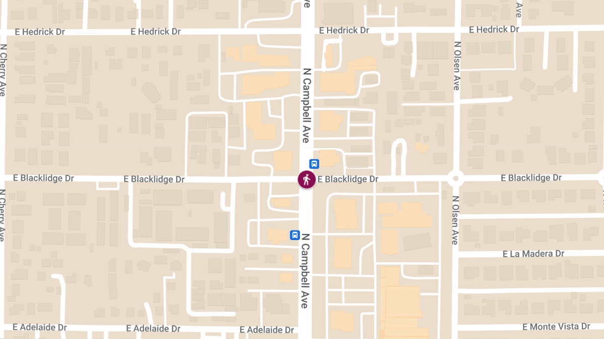 Auto Crash at Campbell Ave & Blacklidge Dr