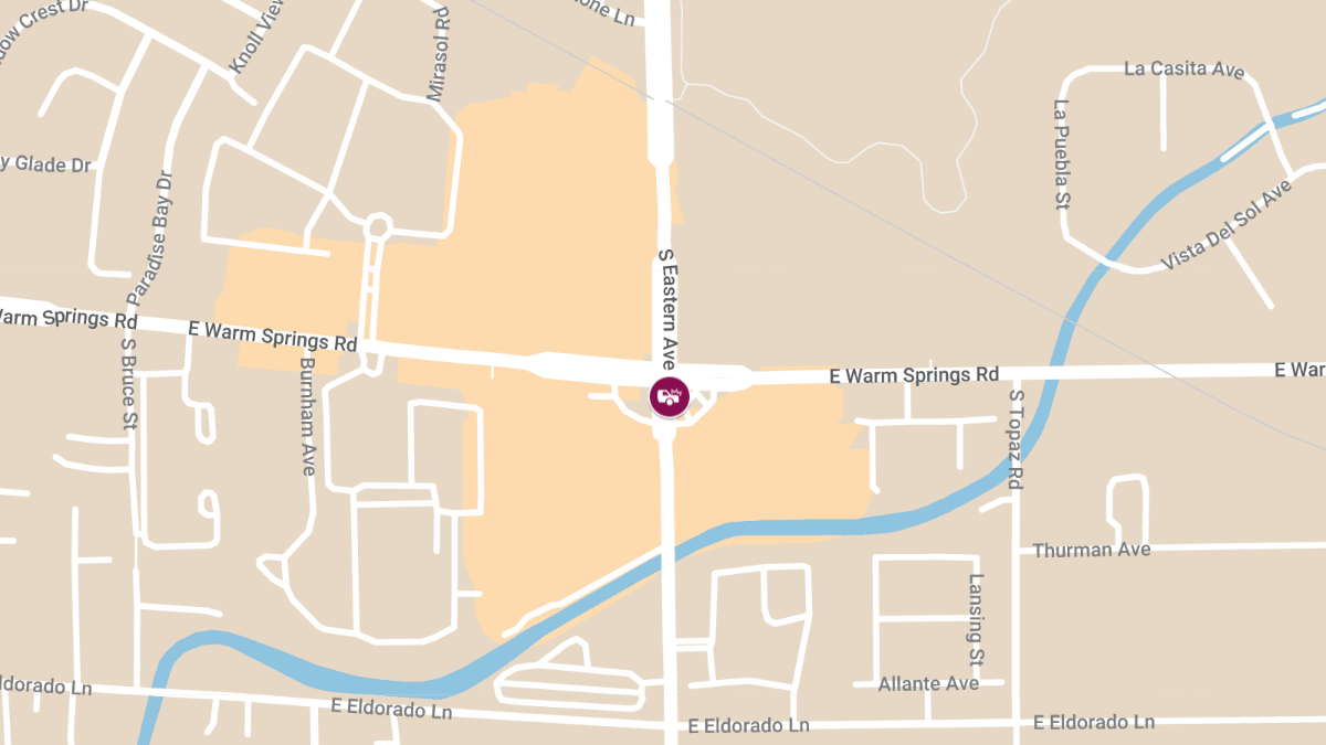 Auto Crash at E Warm Springs Rd & S Eastern Ave Causes Injuries
