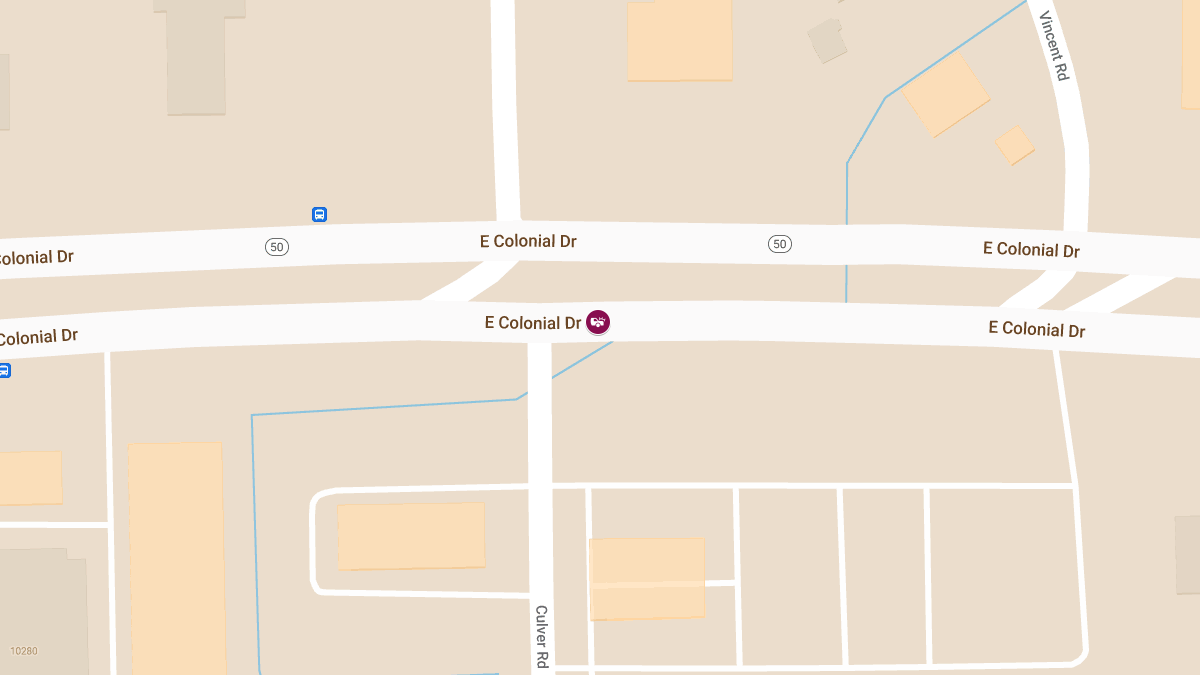 Auto Crash on E Colonial Dr Near Culver Rd