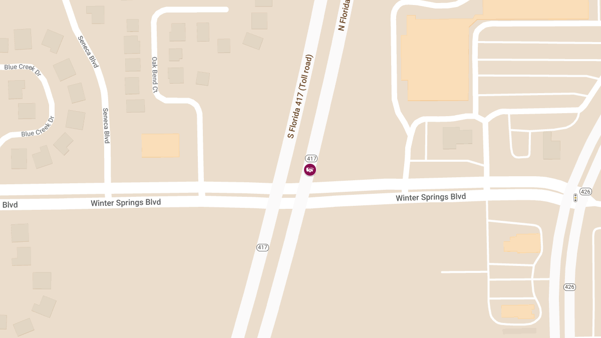 Auto Crash on SR-417 SB Near MM 42