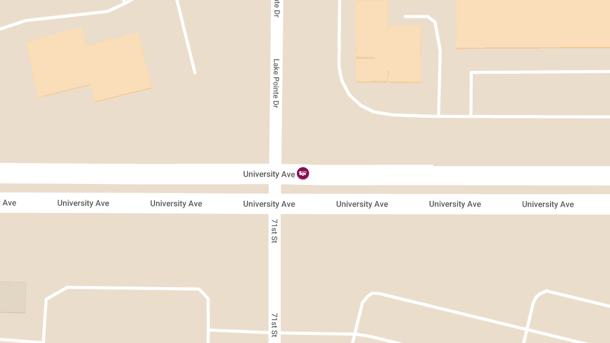 Auto Crash with Entrapment at University Ave and Lake Pointe Dr