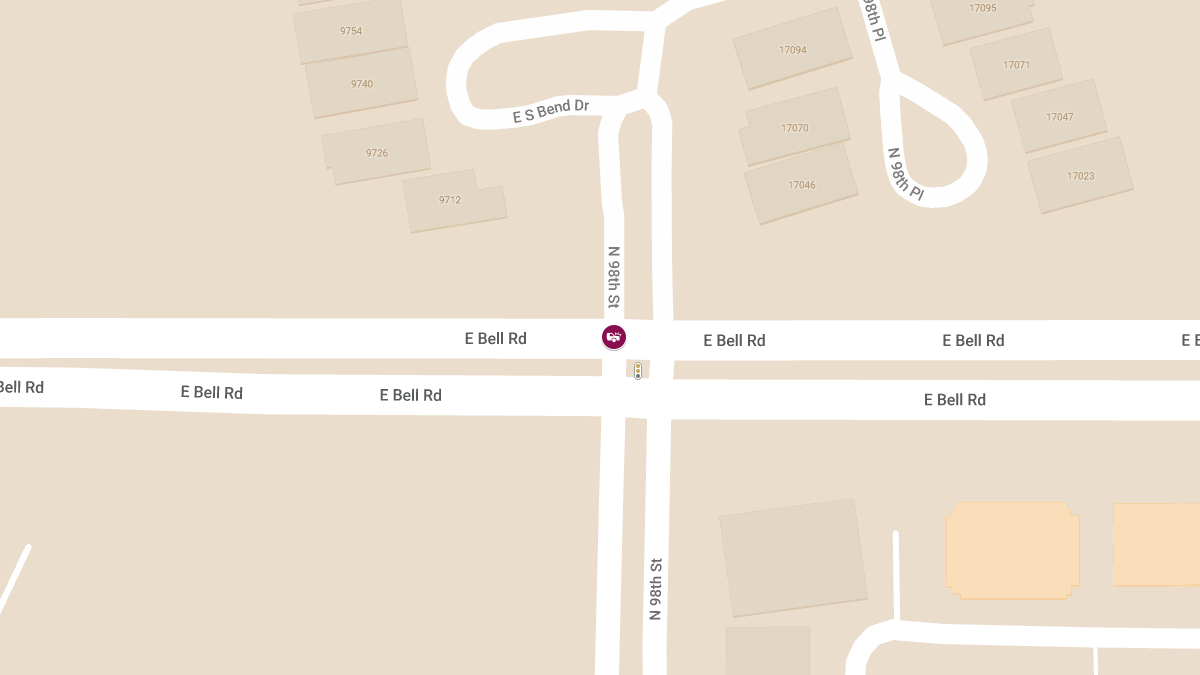 Auto Crash with Injuries at Bell Rd and N 98th St