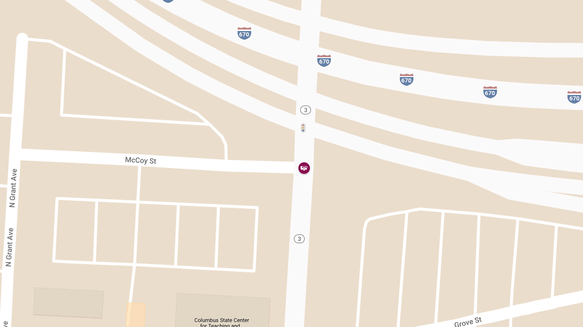 Auto Crash with Injuries at Cleveland Ave and McCoy St