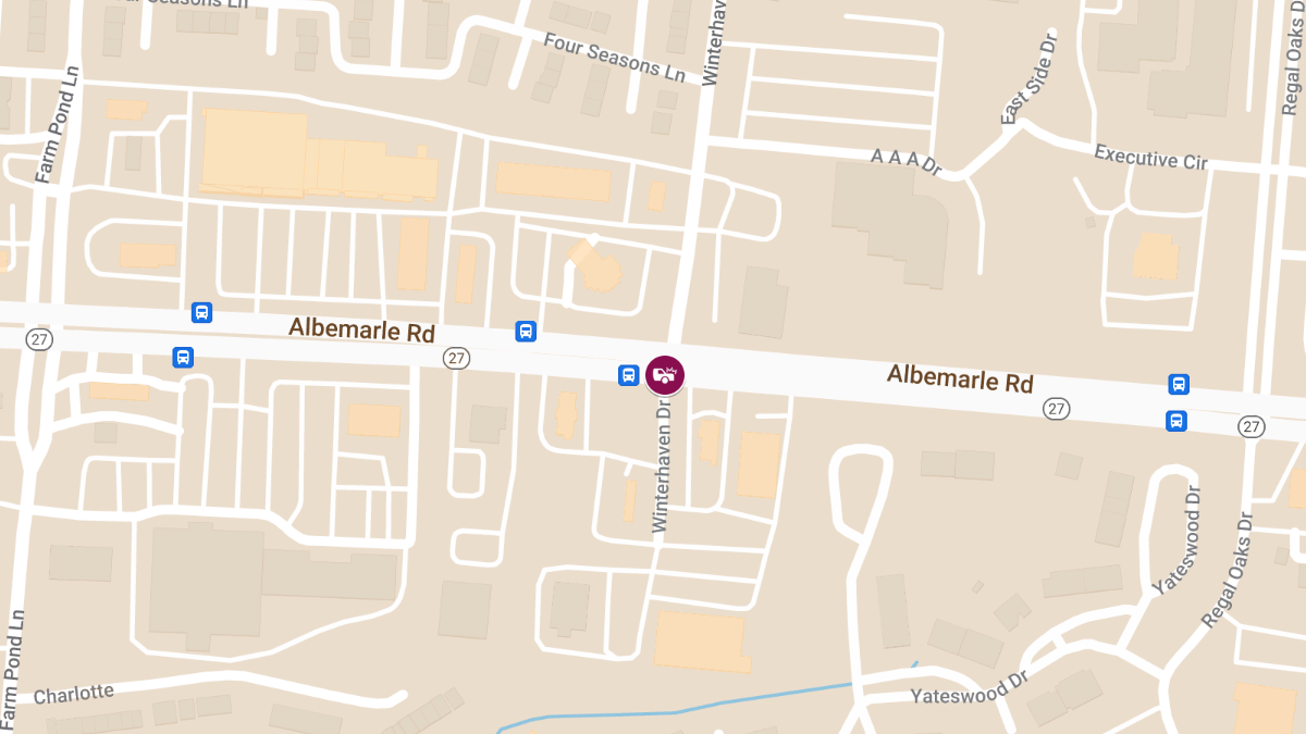 Auto Crash with Injuries at Winterhaven Dr & Albemarle Rd