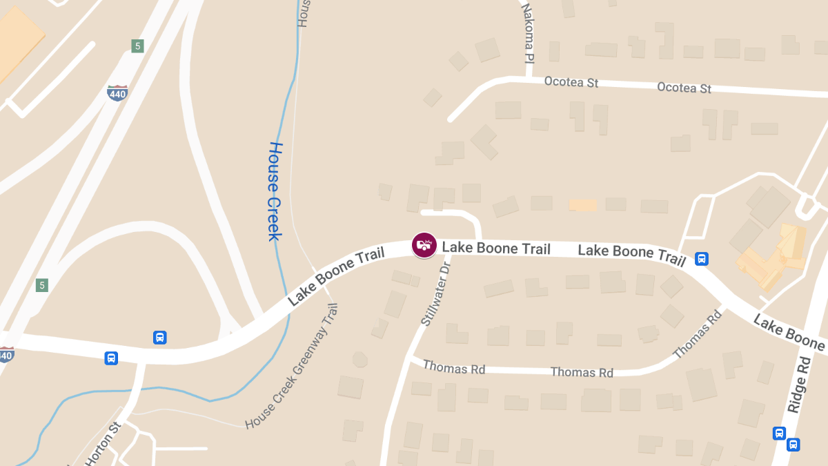 Auto Crash with Injuries on Lake Boone Trl