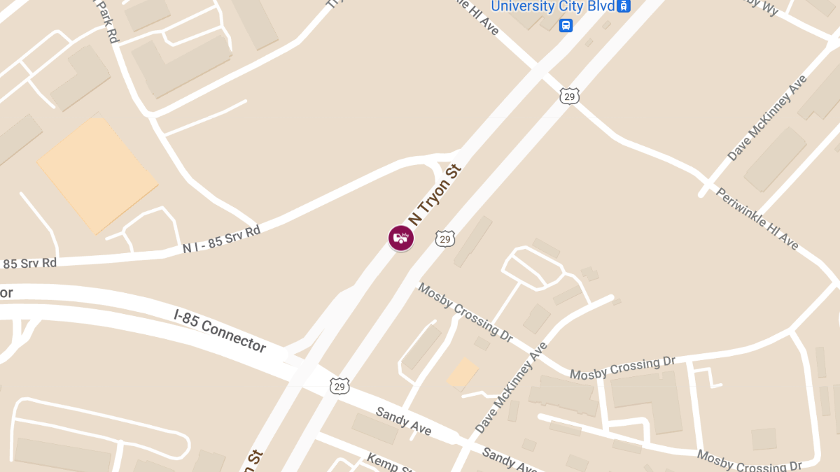 Auto Crash with Injuries on N Tryon St