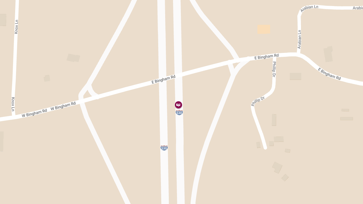 Auto Crash with Injuries on NB I-530 Near Mile Marker 4