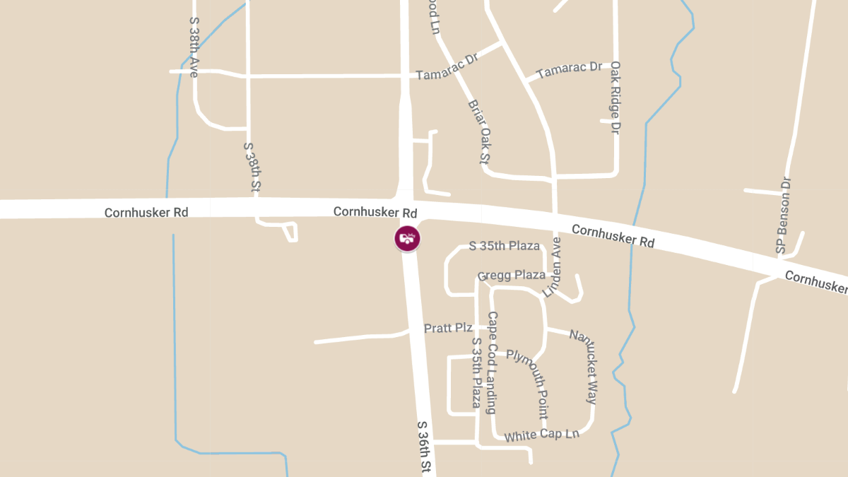 Auto Crash with Injury at 36th St & Cornhusker Rd