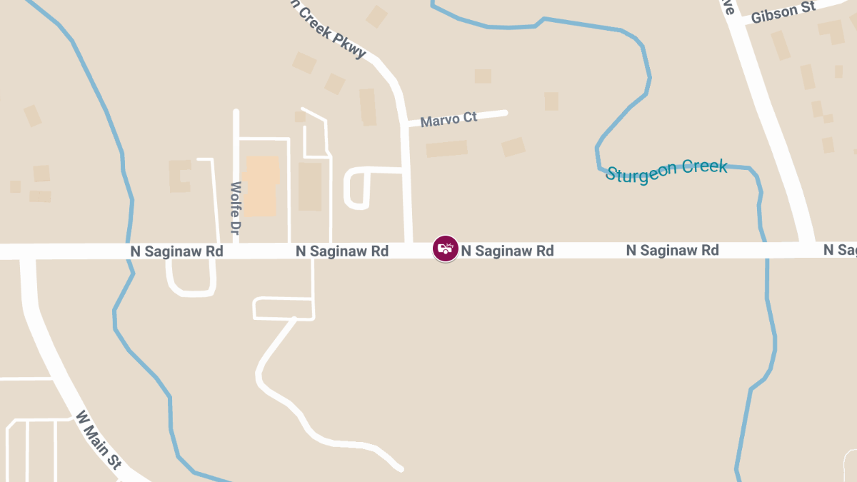 Auto Injury Crash Reported on N Saginaw Rd