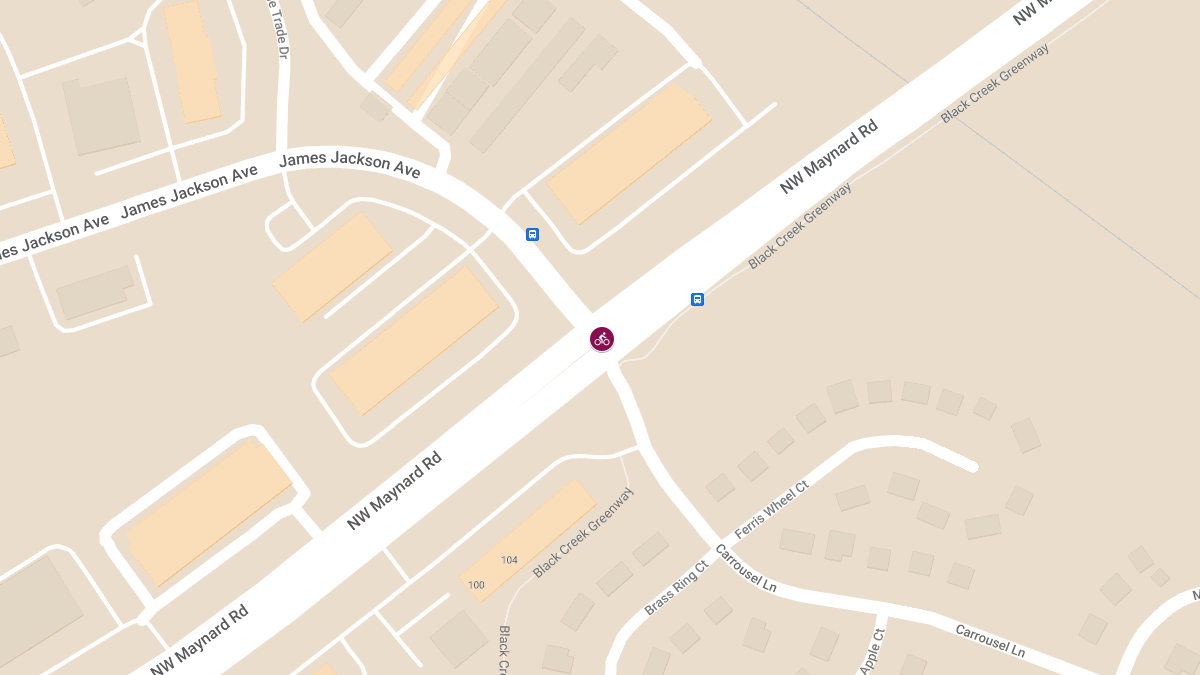 Bicycle Accident With Injuries at NW Maynard Rd & James Jackson Ave