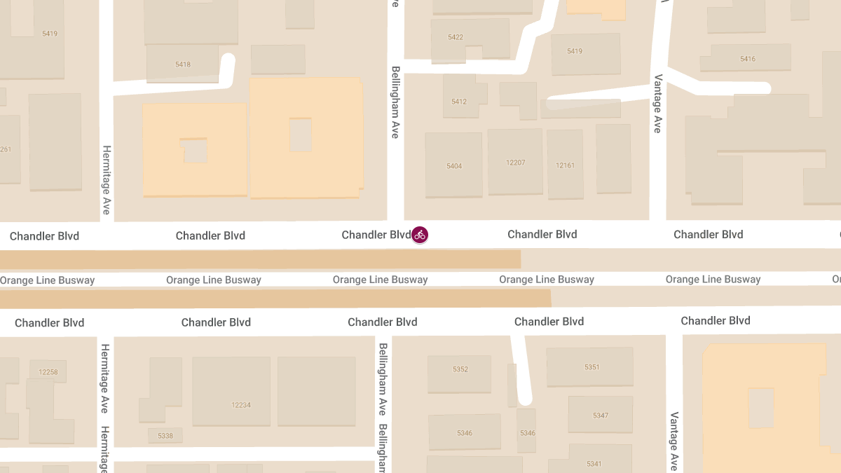 Bicyclist Injured in Crash at Chandler Blvd & Bellingham Ave
