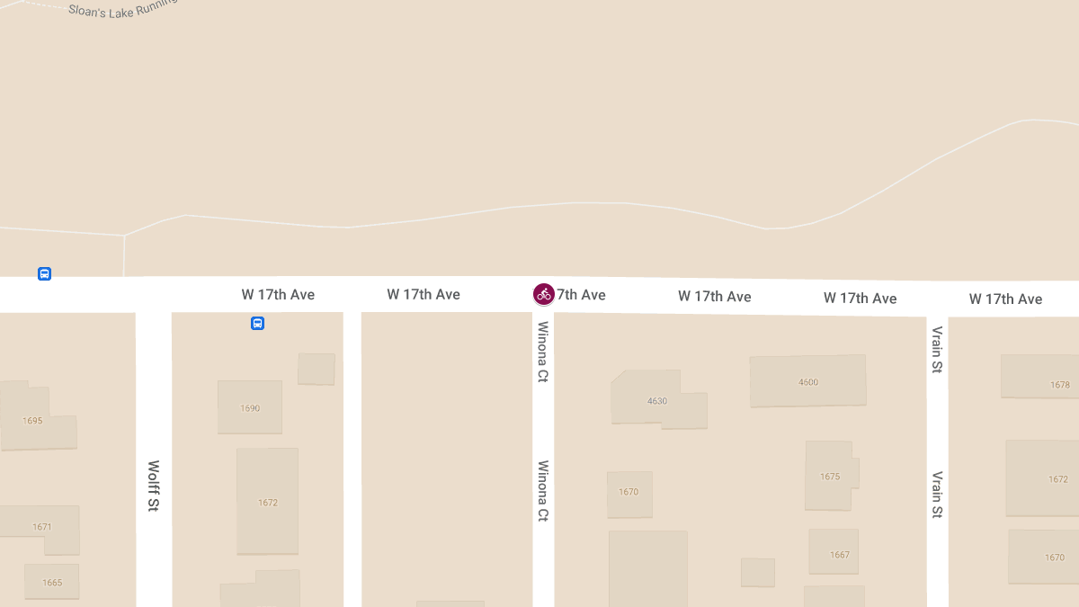 Bicyclist Injured in Crash at W 17th Ave & N Winona Ct