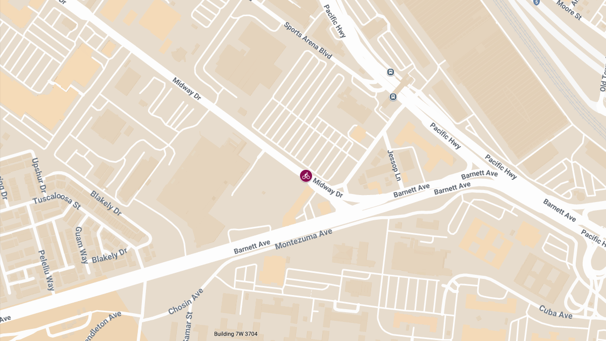 Bicyclist Injured in Crash on Midway Dr near Enterprise St