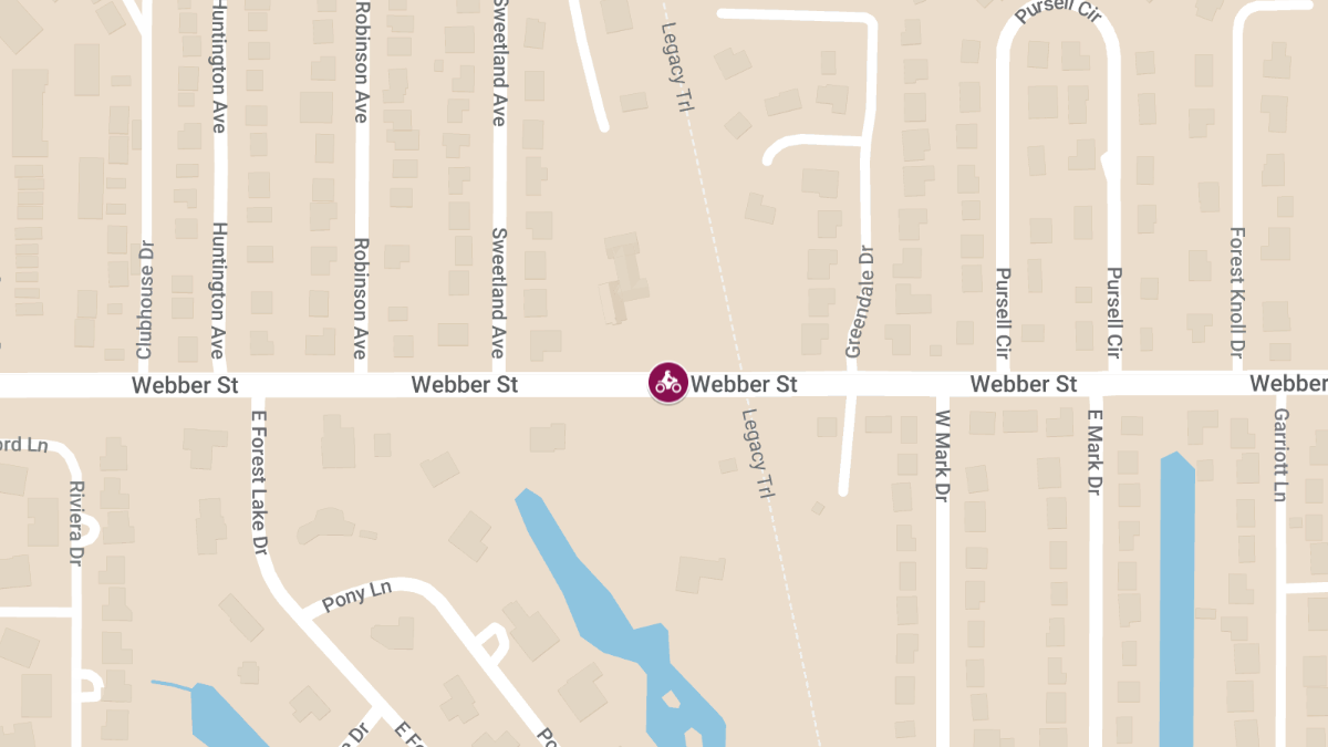 Bicyclist Injured in Crash with Nissan at Webber St & Legacy Trail