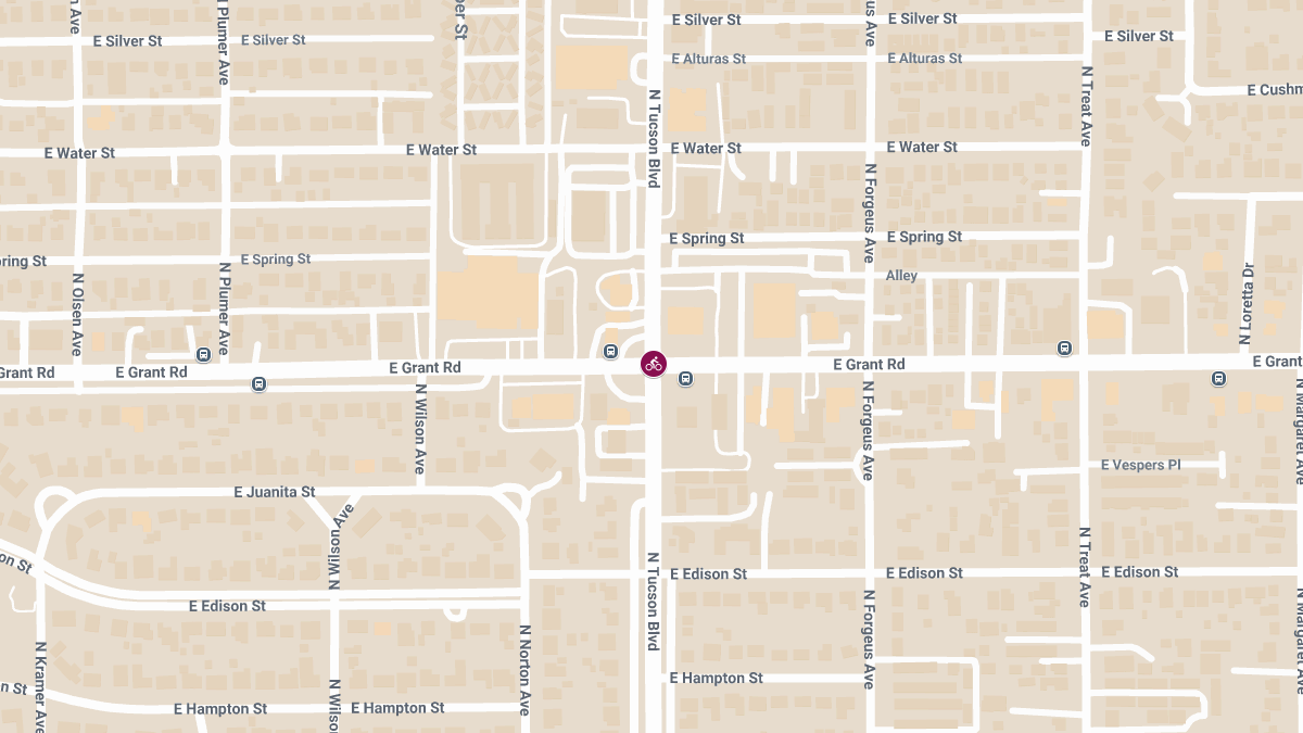 Bicyclist Injured in Hit-and-Run at N Tucson Blvd & E Grant Rd