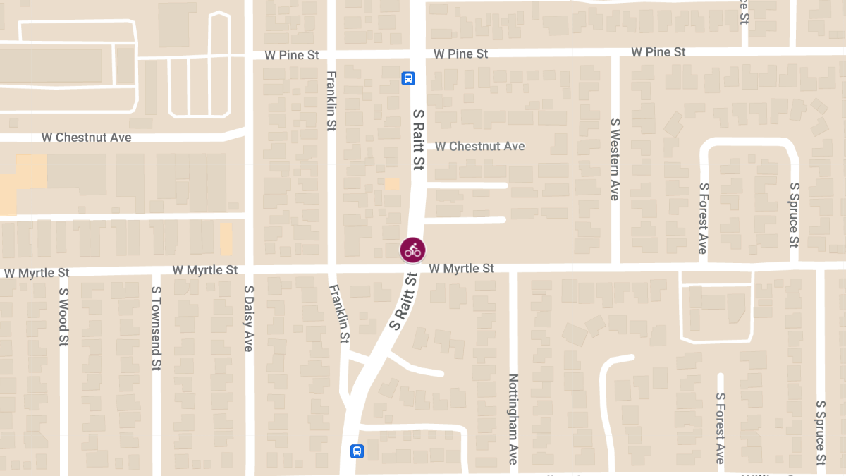 Bicyclist Killed in Crash at Raitt St & Myrtle St