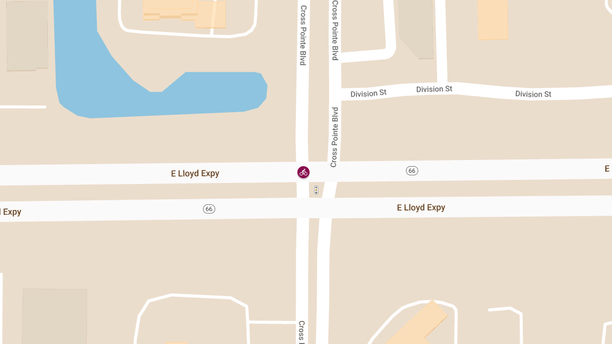 Bicyclist Killed in Crash on Lloyd Expy at Cross Point Blvd