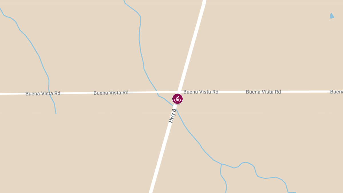 Bicyclist Seriously Injured in Crash on Highway B