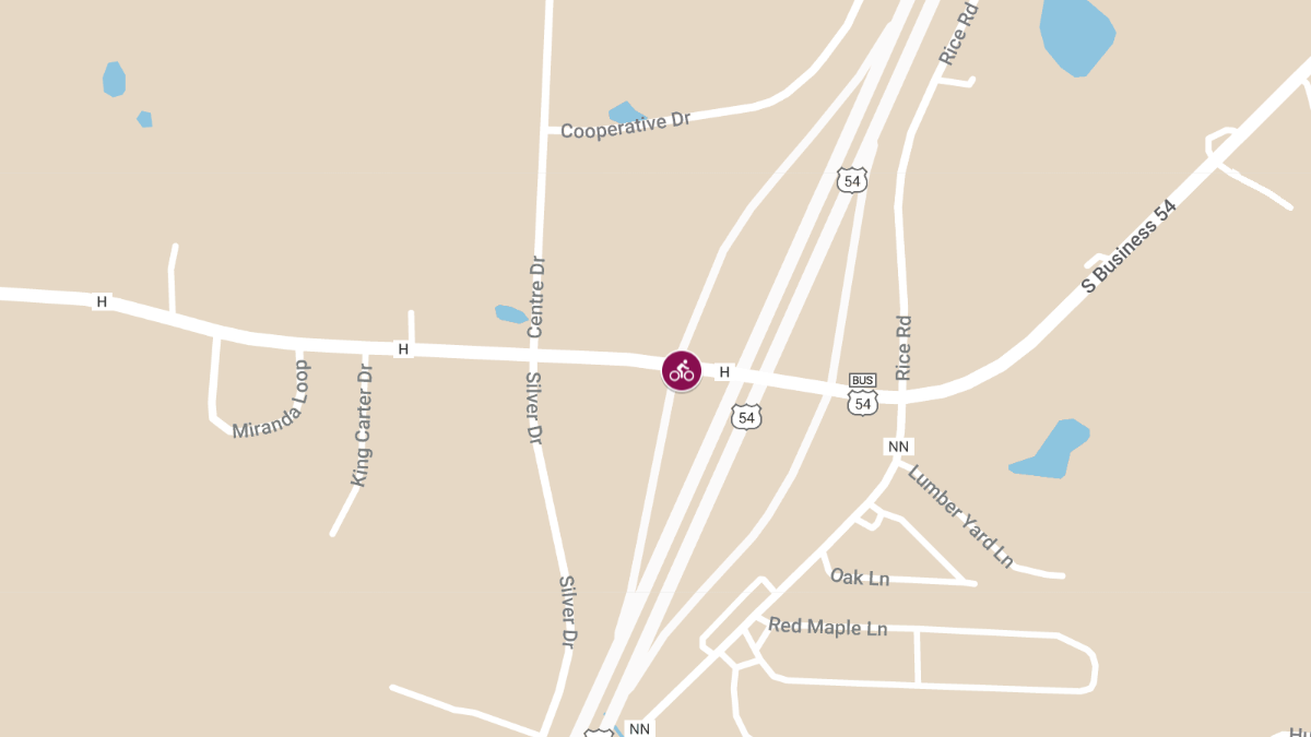 Bicyclist Seriously Injured in Crash on Route H Near MO-11