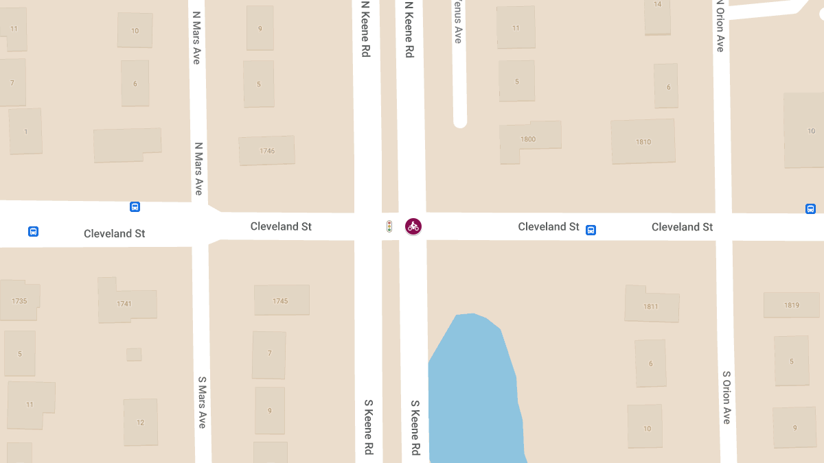 Bicyclist Suffers Serious Injuries in Crash at Cleveland St & Keene Rd