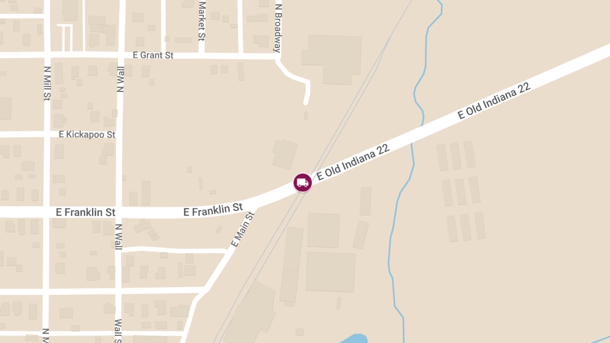 Box Truck and Van Collision with Injuries at State Rd 22 & 300 West