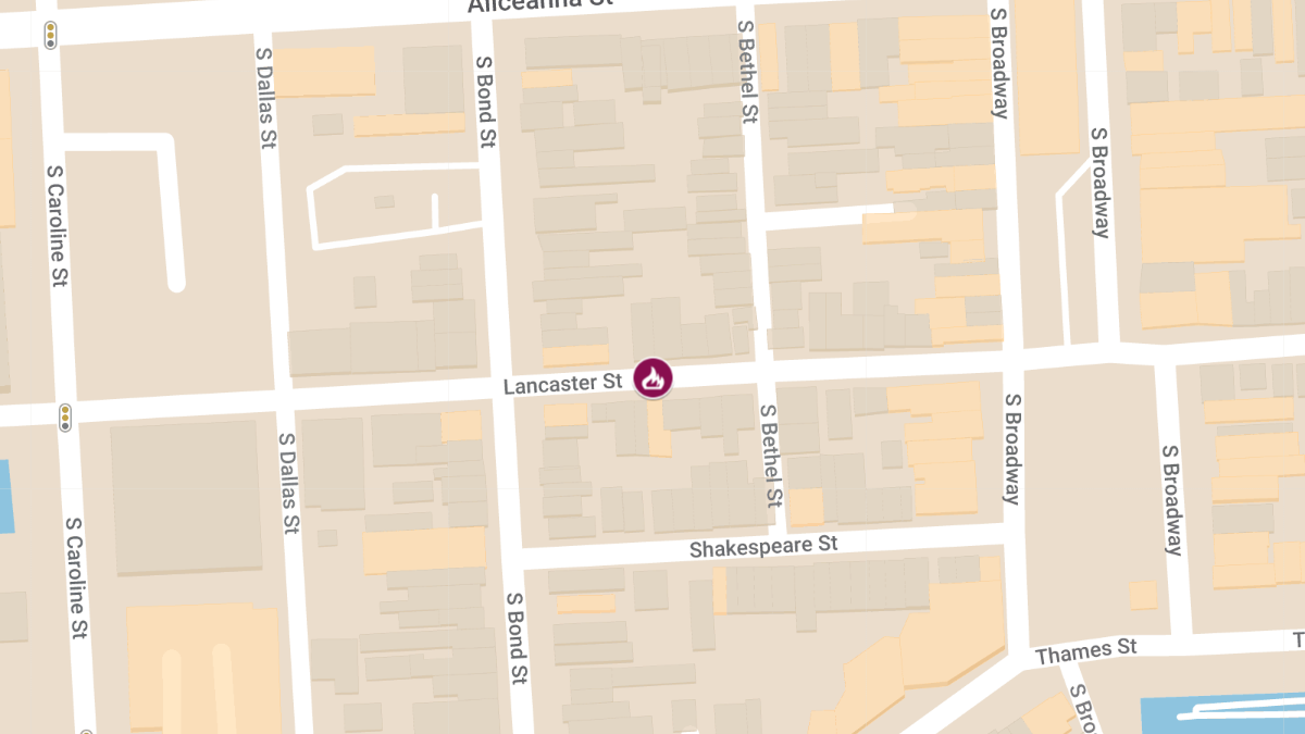 Building Fire With Injuries on Lancaster St in Fells Point