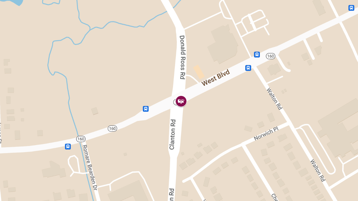 Car Accident With Injuries at Clanton Rd and West Blvd