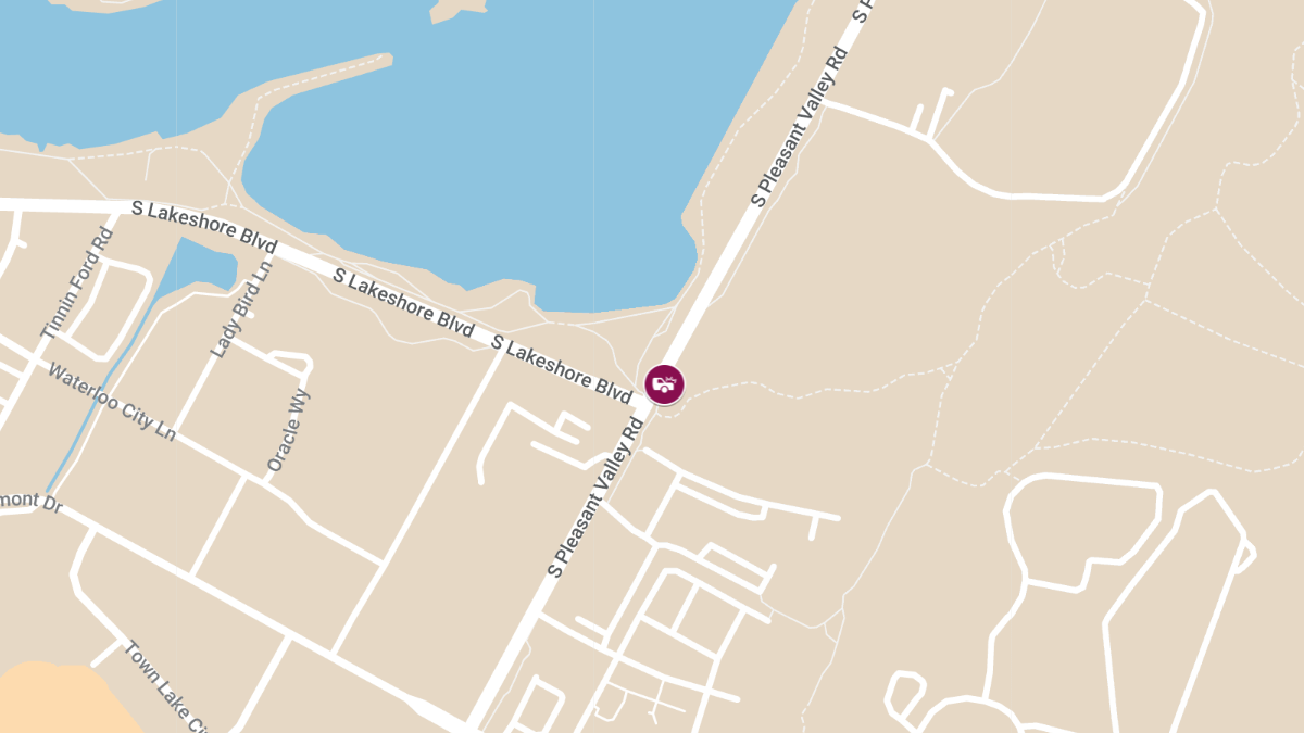 Car Accident With Injuries at S Lakeshore Blvd & S Pleasant Valley Rd