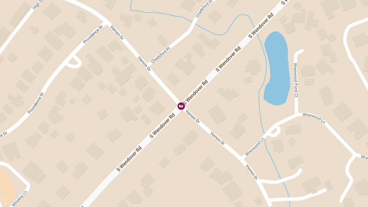 Car Accident With Injuries at Vernon Dr & S Wendover Rd