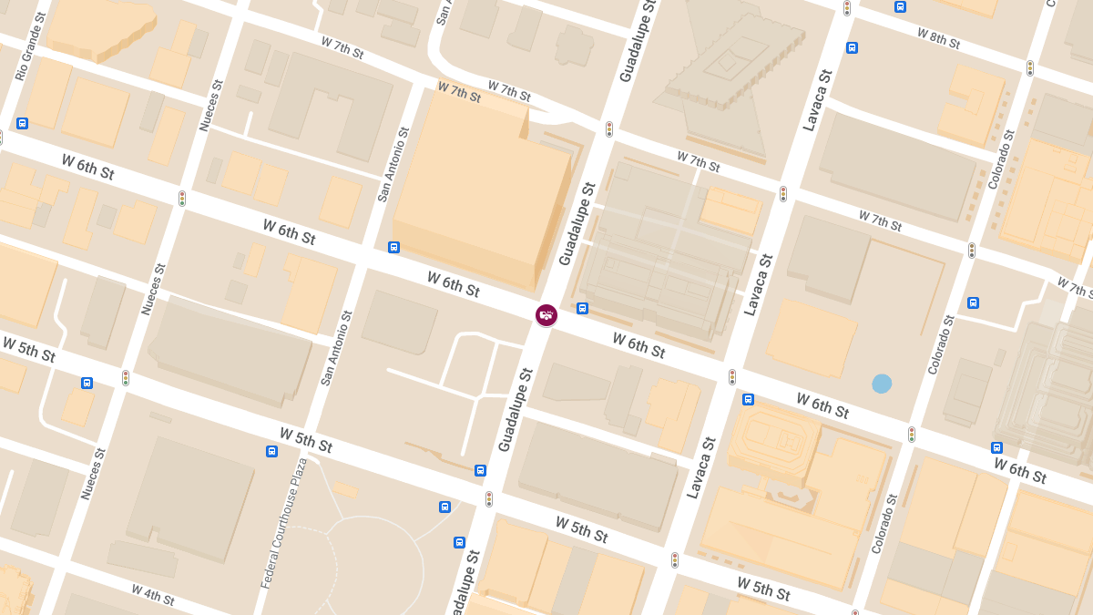 Car Accident With Injuries at W 6th St & Guadalupe St