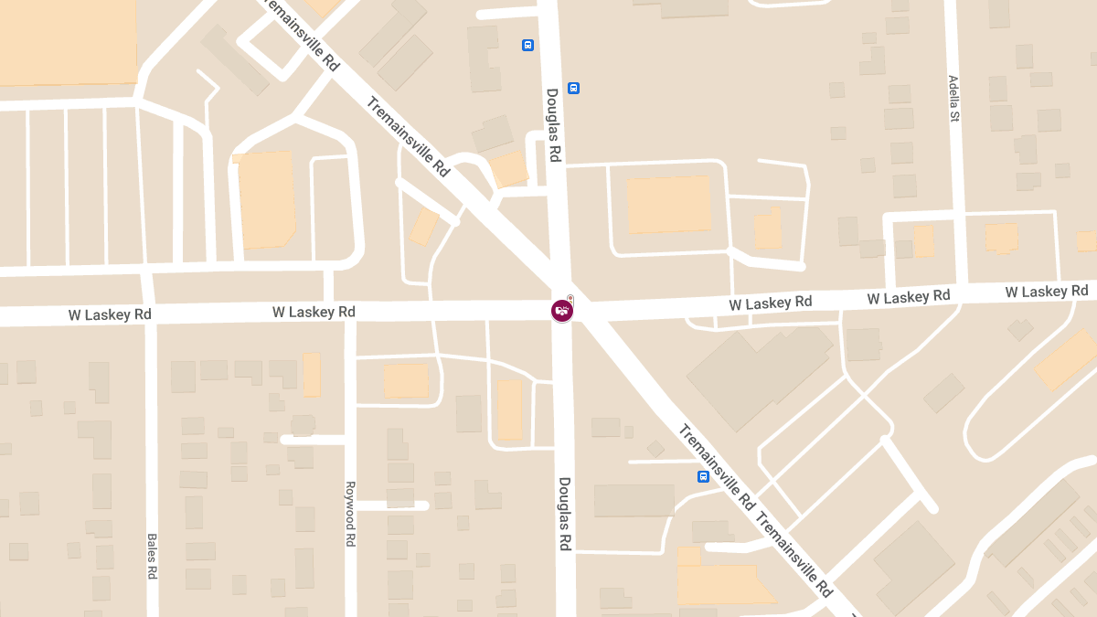 Car Accident With Injuries at W Laskey Rd & Douglas Rd