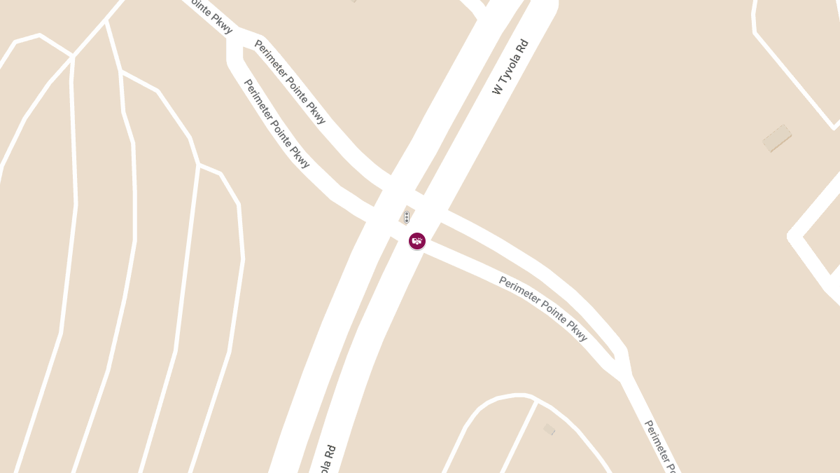 Car Accident With Injuries at W Tyvola Rd and Perimeter Pointe Pkwy