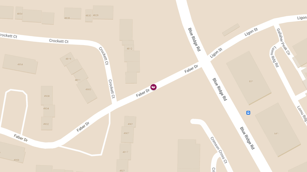 Car Accident With Injuries on Faber Dr