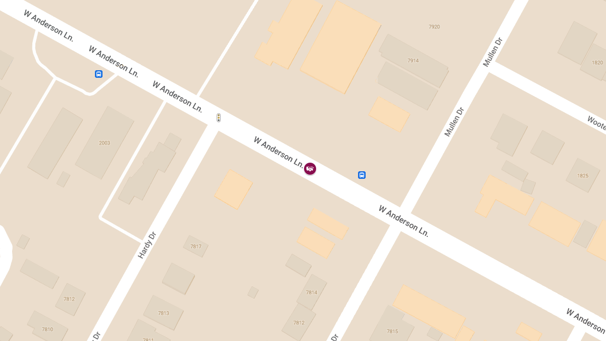 Car Accident With Injuries on W Anderson Ln EB