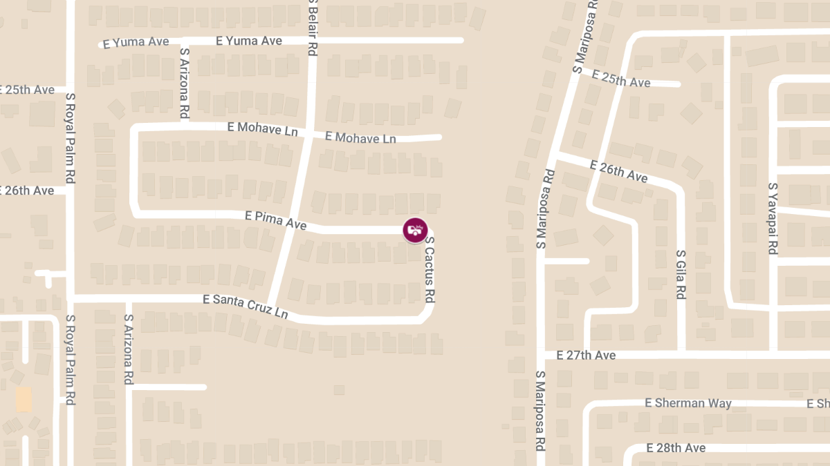 Car Accident With Injury on Cactus Rd East of Hwy 101 Pima Fwy