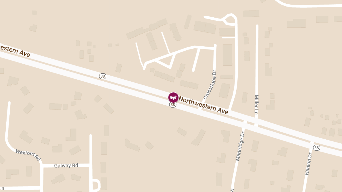 Car Accident at Northwestern Ave & Hwy 38