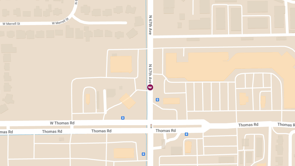 Car Accident on 67th Ave North of Thomas Rd