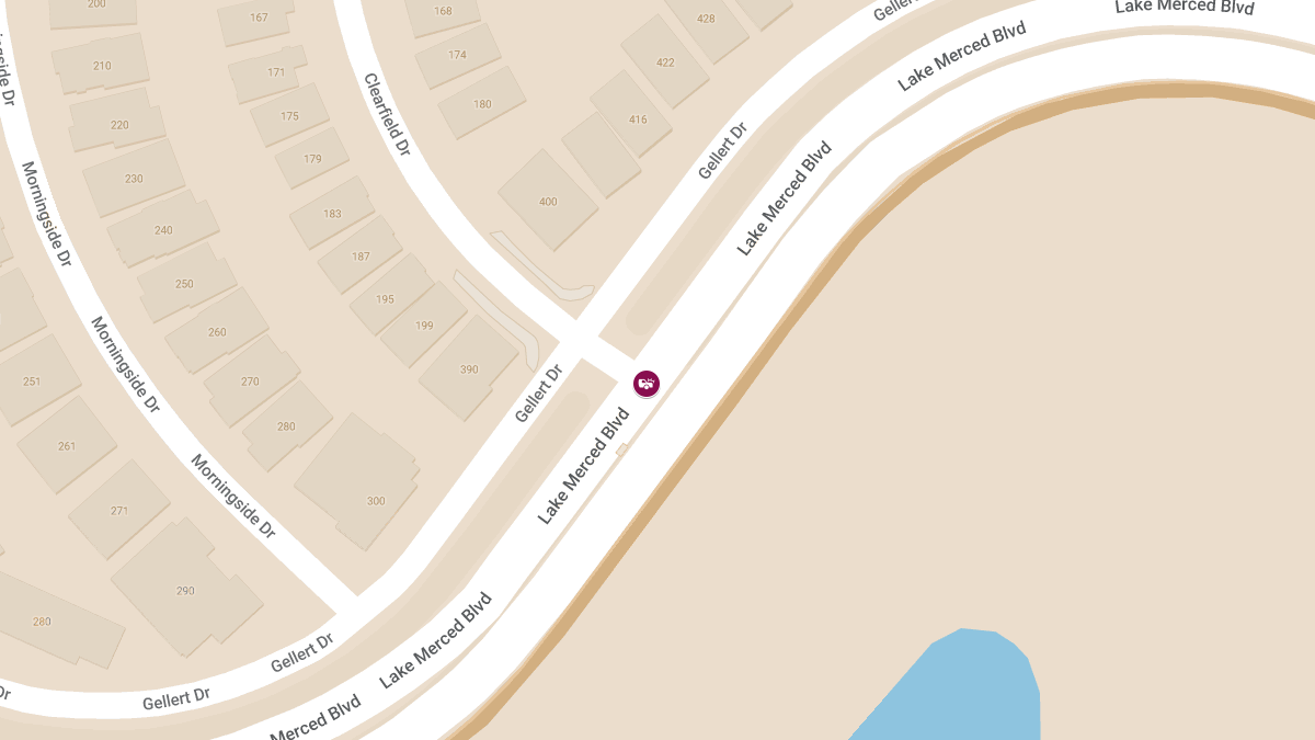 Car Accident with Injuries at Lake Merced Blvd & Clearfield Dr