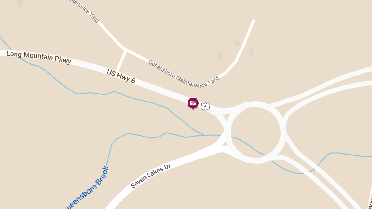 Car Accident with Injuries at Route 6 & Long Mountain Traffic Circle